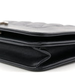 Caviar Quilted Vintage Mademoiselle Wallet On Chain WOC Black