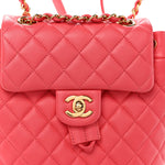 Lambskin Quilted Mini Urban Spirit Backpack Pink