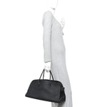 Matte Grained Calfskin EW Margaux Black