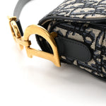Oblique Saddle Bag Blue