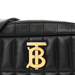Calfskin Quilted Small Lola Camera Bag Black