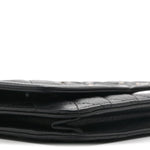 Caviar Quilted CC Filigree Wallet On Chain WOC Black