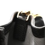 Grained Calfskin Medium The Tote Bag Black