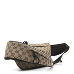 Monogram Large Belt Bag Beige Dark Brown