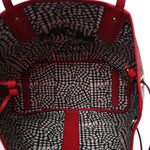 Visetos Medium Liz Reversible Shopper Tote Ruby Red
