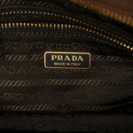 Suede Triangle Medium Bonnie Shoulder Bag Cacao