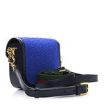 Casy Wool Azalea Calfskin Mini Horsebit 1955 Shoulder Bag Blue China