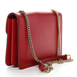 Dollar Calfskin Small Interlocking G Shoulder Bag Red
