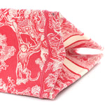 Canvas Embroidered Medium Dioriviera Toile De Jouy Book Tote Raspberry