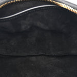 Smooth Calfskin Medium Strap Ava Triomphe Shoulder Bag Black