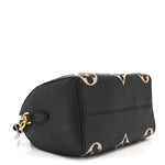 Empreinte Monogram Giant Speedy Bandouliere 25 Black Beige