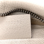 Grained Calfskin Small Logo Belt Bag White