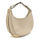 Vitello Grace Matte Small Fendigraphy Hobo Bag Nuvola
