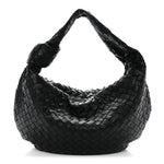 Nappa Intrecciato Small Jodie Hobo Black