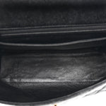 Caviar Quilted Jumbo Kelly Flap Black