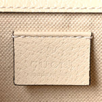 Textured Calfskin Crystal Small Dionysus Shoulder Bag Mystic White
