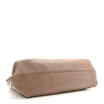 Calfskin Fanisa Gancini Large Hobo Beige