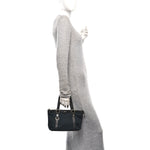Monogram Small Abbey Tote Black