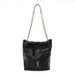 Lambskin Matelasse Monogram Medium Jamie 4.3 Pochon Black