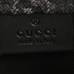 Denim Cuoio Harness GG Monogram Mini Ophidia Tote Bag Black Medium Grey
