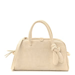 Suede Crocodile Embossed Le Petit Turismo Ivory