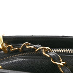Caviar Quilted Petit Timeless Tote PTT Black