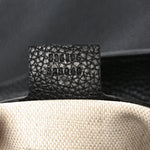 Pebbled Calfskin Medium Soho Chain Shoulder Bag Black