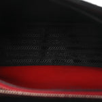 Soft Calfskin Impunture Diagramme Large Chain Flap Shoulder Bag Black