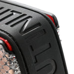 Metallic Snakeskin Spiked Explorafunk Wallet On Strap Gunmetal Black Multicolor