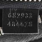 GG Supreme Monogram Textured Calfskin Retro Interlocking G Belt Bag Black
