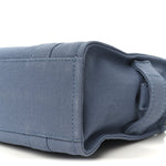 Cotton Canvas Small The Traveler Tote Bag Blue