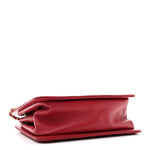 Calfskin Quilted CC Chain Accordion Tote Red
