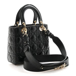 Lambskin Cannage Small My ABCDior Lady Dior Black