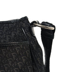 Canvas Diorissimo Buckle Messenger Black