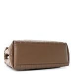 Calfskin Y Quilted Monogram Medium Loulou Chain Satchel Desert Storm