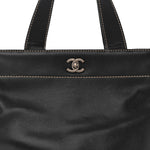 Caviar Shopping Tote Black