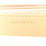 Caviar Quilted Wallet on Chain WOC Beige