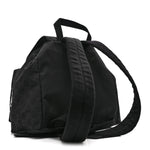 Nylon Monogram Small Single Buckle Backpack Black