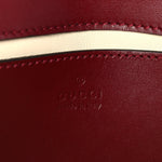 Calfskin Matelasse Small GG Marmont Shoulder Bag Rosso Ancora Red
