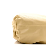 Smooth Butter Calf The Pouch Oversized Clutch Tapioca