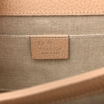 Dollar Calfskin Small Interlocking G Shoulder Bag Camelia