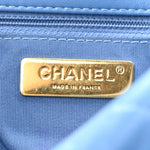 Lambskin Quilted Medium Chanel 19 Flap Blue