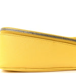 Saffiano Triangle Shoulder Belt Bag Sunny Yellow