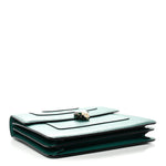Calfskin Large Serpenti Forever Top Handle Emerald Green