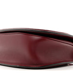 Roxy Calfskin Medium Blondie Top Handle Bag Rosso Ancora