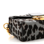 Pony Hair 30 Montaigne Box Bag Blue