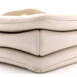 Lambskin Embossed Monogram Coussin PM Beige Cream