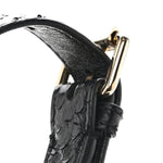 Snakeskin Waist Bag Black