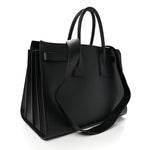Grained Calfskin Large Sac de Jour Carryall Black