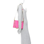 Lambskin Embossed Monogram Coussin PM Rose Miami